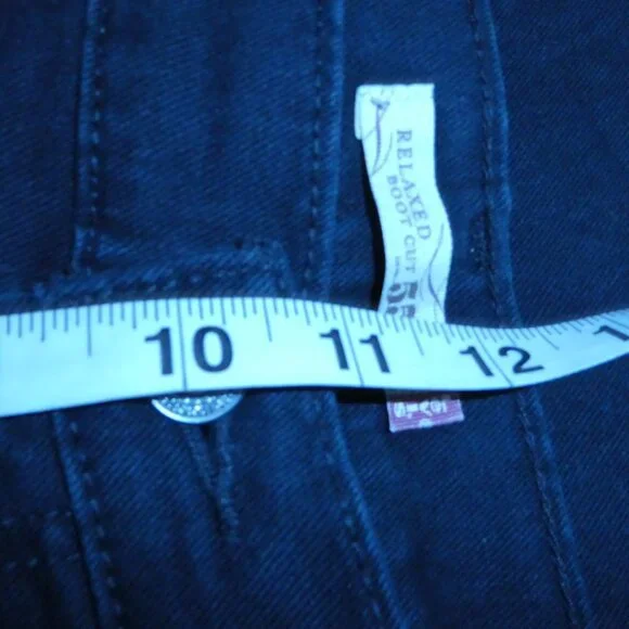 Levis 550 Women Bootcut Relaxed Stretch Jeans - Black - Picture 8 of 11